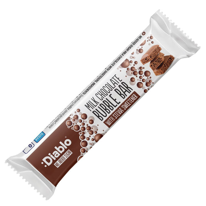 Diablo pieno burbuliukų šokolado plytelė be pridėtinio cukraus, 35g