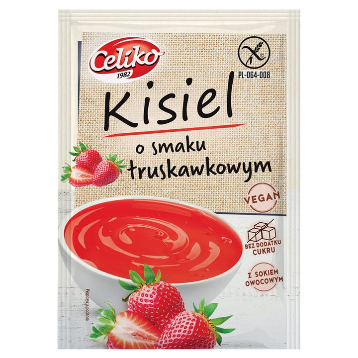Celiko braškių želė be glitimo 40g