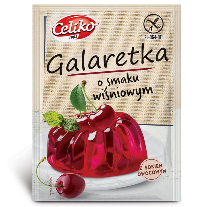 Celiko vyšnių skonio želė, 75g