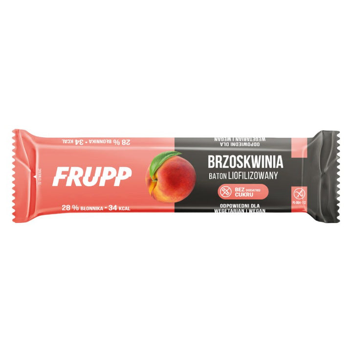 Celiko persikų Frupp batonėlis, 10g