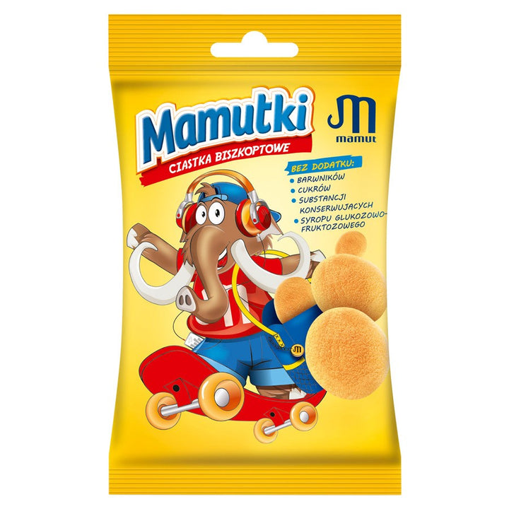Mamutki - biskvitai be pridėtinio cukraus 20g