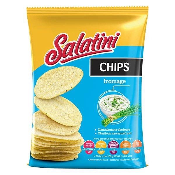 Fromage Salatini skonio traškučiai, 25g