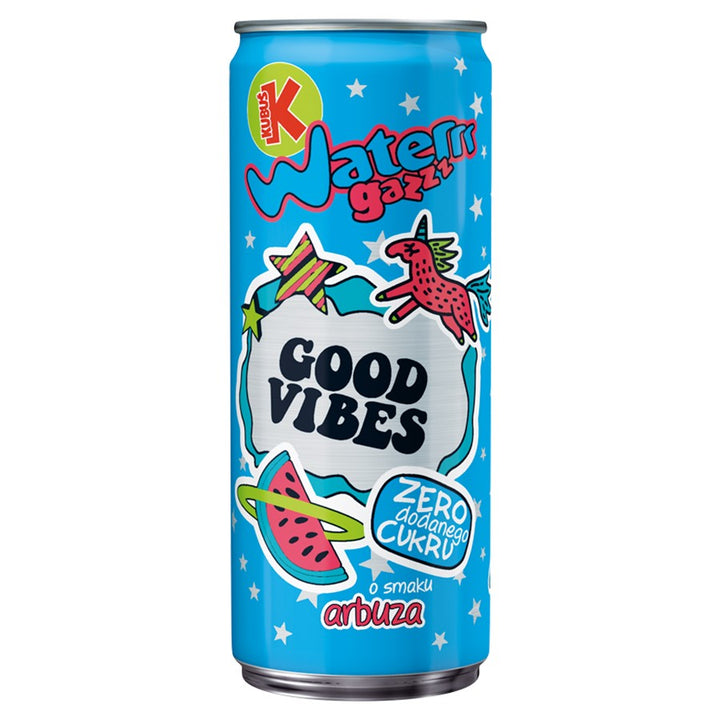 Vanduo gazuotas gėrimas obuolių, citrinų, arbūzų Kubuś, 250ml