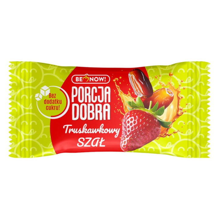 Datulių ir braškių užkandis Porcja Dobra, 20g