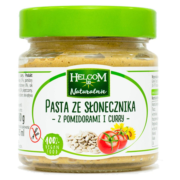 Saulėgrąžų pasta su pomidorais ir kariu Helcom 190g