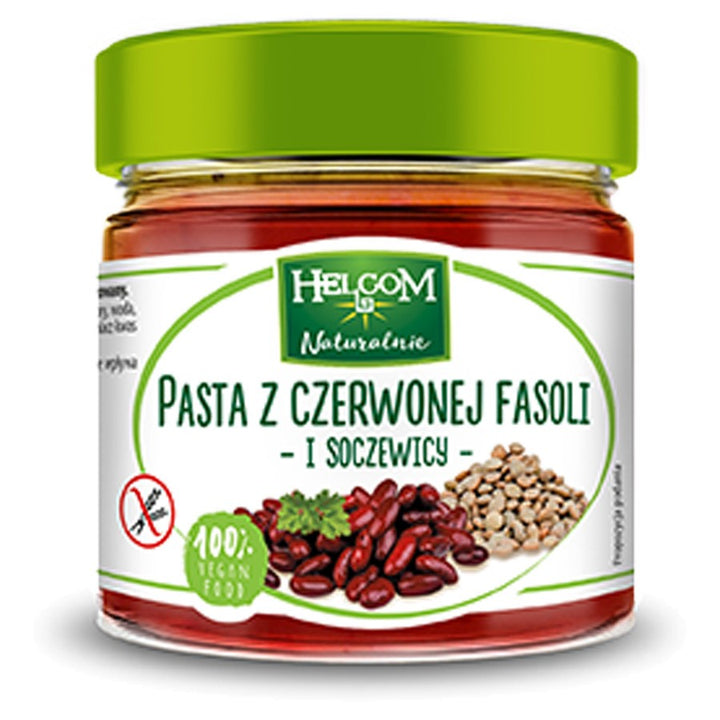 Helcom raudonųjų pupelių ir lęšių pasta 190g
