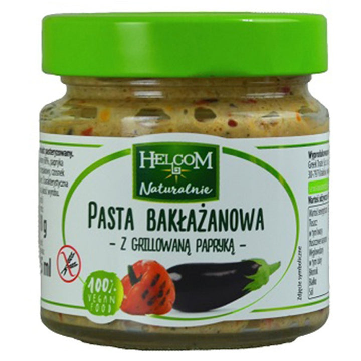 Baklažanų pasta su keptomis paprikomis Helcom 190g
