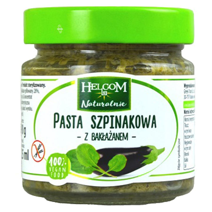 Špinatų pasta su baklažanais Helcom 190g