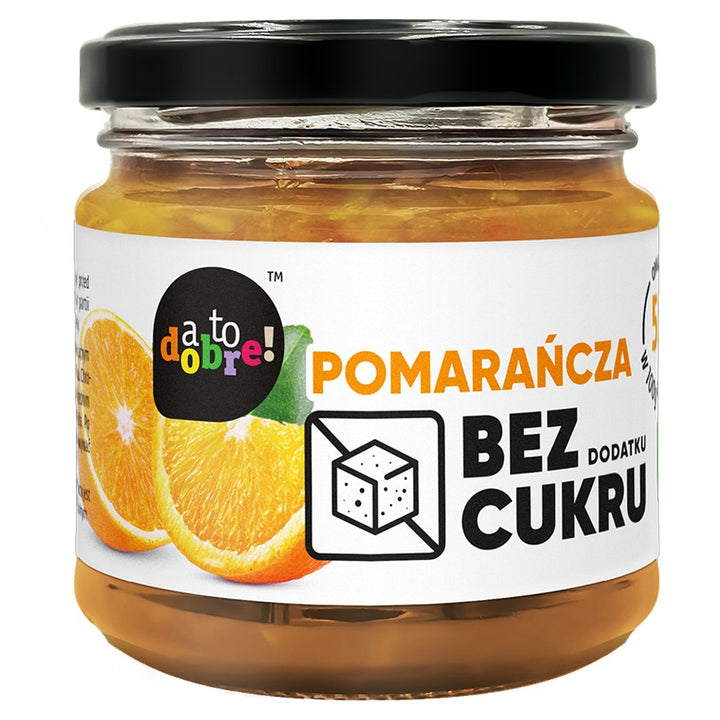 Apelsinas be pridėtinio cukraus, uogienės konsistencijos A To Dobre!, 195g