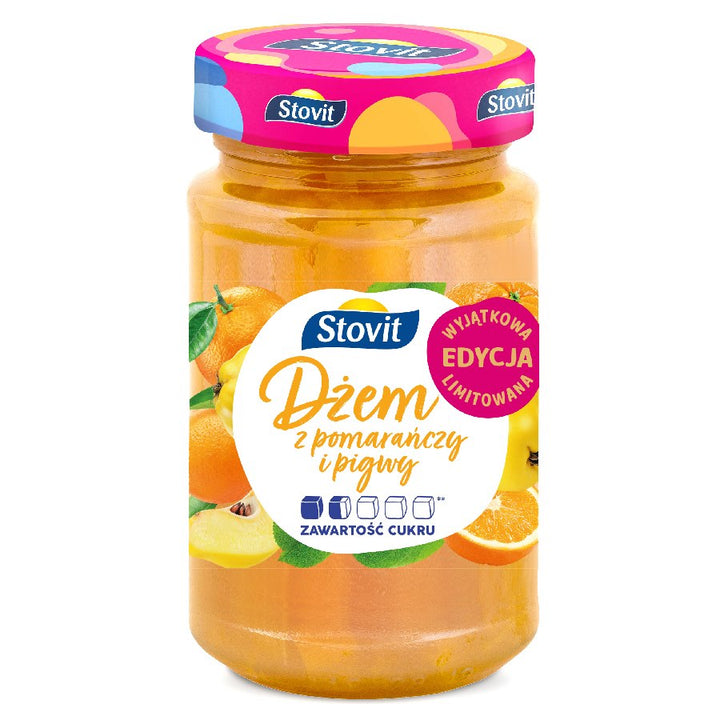 Stovit apelsinų ir svarainių uogienė 260g