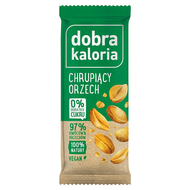 Vaisių batonėlis - traškus riešutas Dobra Kaloria 35g