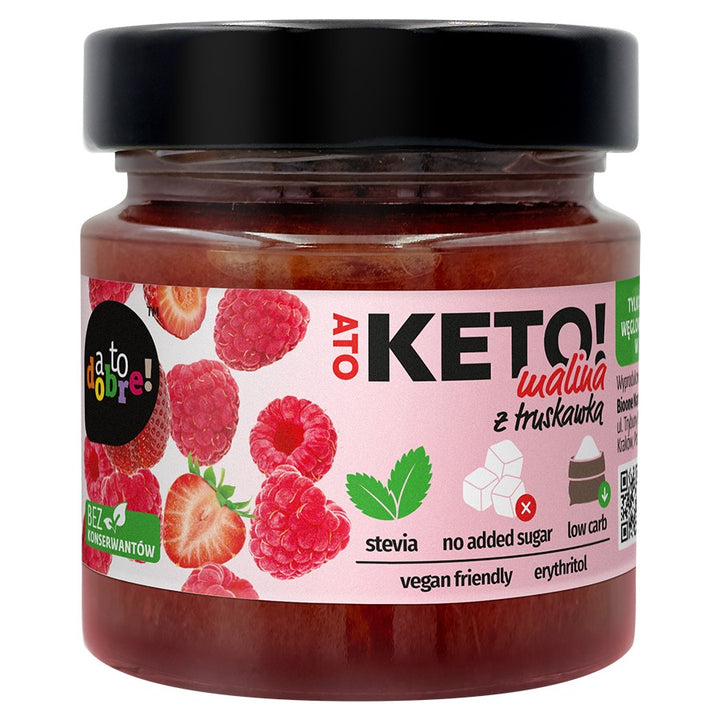 Aviečių uogienė su braškėmis A To Keto! 200g