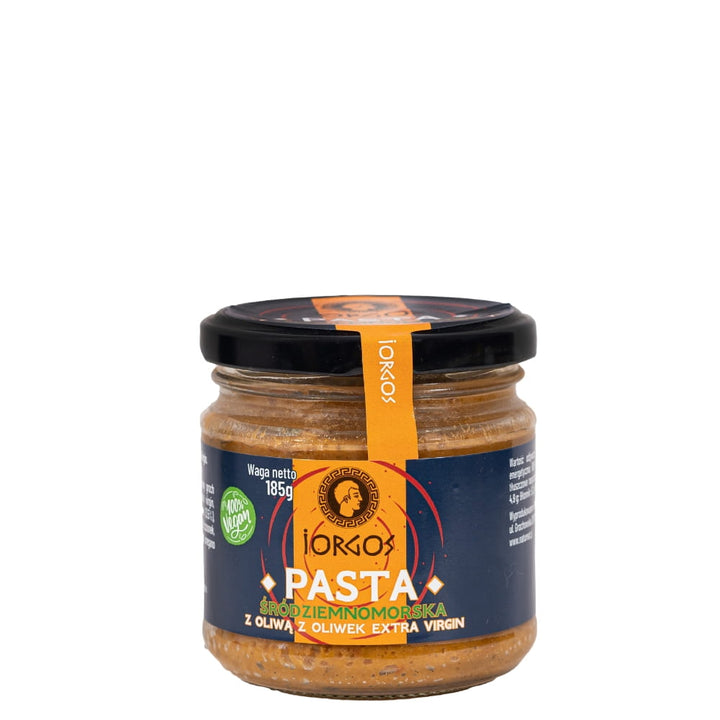 Viduržemio jūros pasta su aukščiausios kokybės pirmojo spaudimo alyvuogių aliejumi Iorgos, 185g