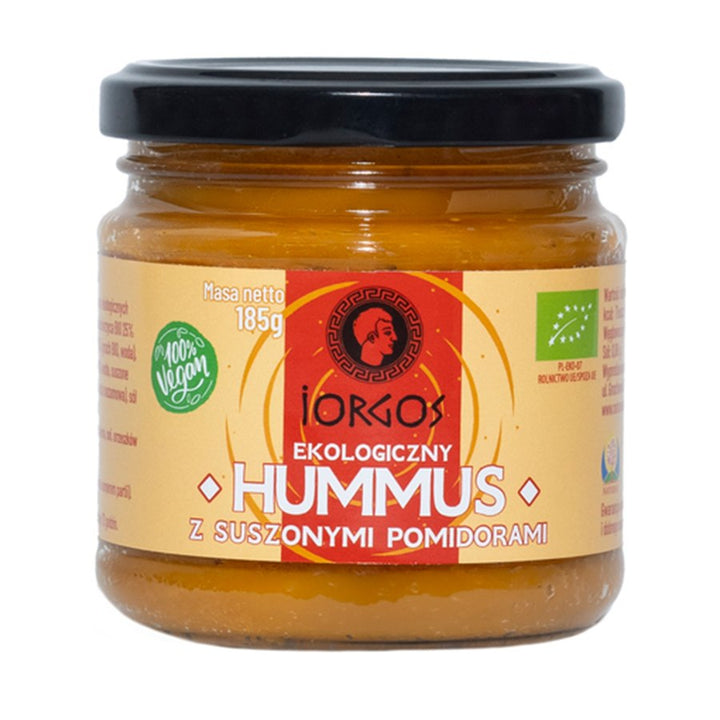 Humusas su džiovintais pomidorais Iorgos EKO, 185g