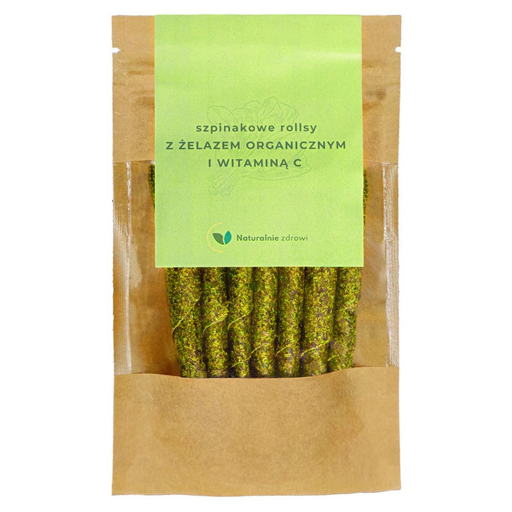 Špinatų suktinukai su geležimi ir vitaminu C Naturally Healthy, 50g