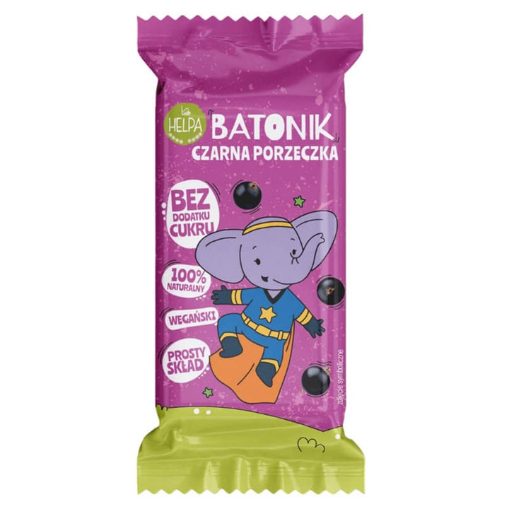 Juodųjų serbentų batonėlis Helpa, 20g