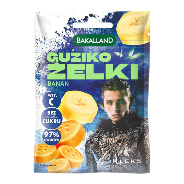 Sagos bananų drebučiai Akademia Pana Kleksa Bakalland, 34g