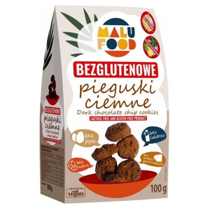 "Pieguski dark" sausainiai - be pridėtinio cukraus, be glitimo Malu Food, 100g