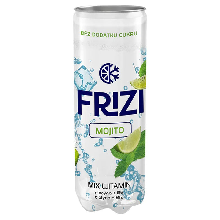 Lengvai gazuotas vaisių gėrimas su vitaminais Mohito Frizi, 330ml