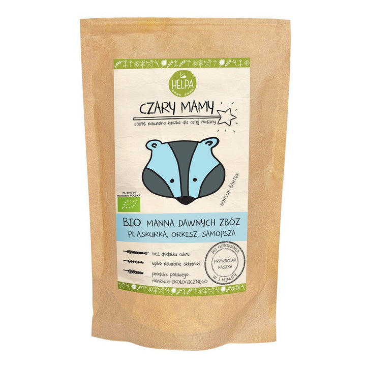 Senovinių javų manų košė Helpa BIO, 200g