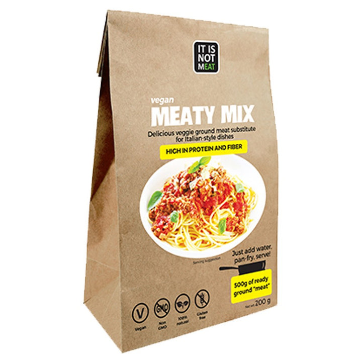Vegan Meaty Mix, augalinės kilmės mėsos pakaitalas Cultured Foods 200g