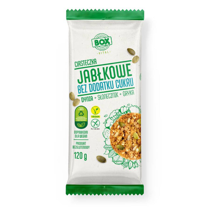 Obuolių sausainiai su moliūgu ZPC BOX, 120g