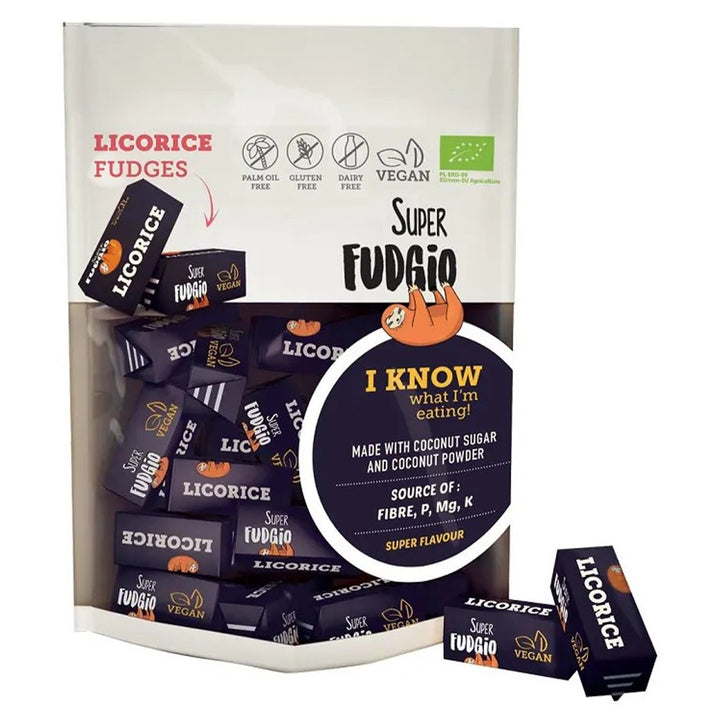 Fudu be pieno su saldymedžiu EKO Super Fudgio, 150g