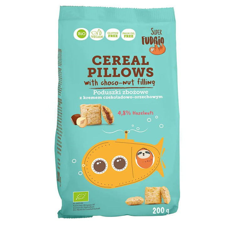 Super Fudgio grūdų pagalvės be glitimo su riešutų kremu, 200g