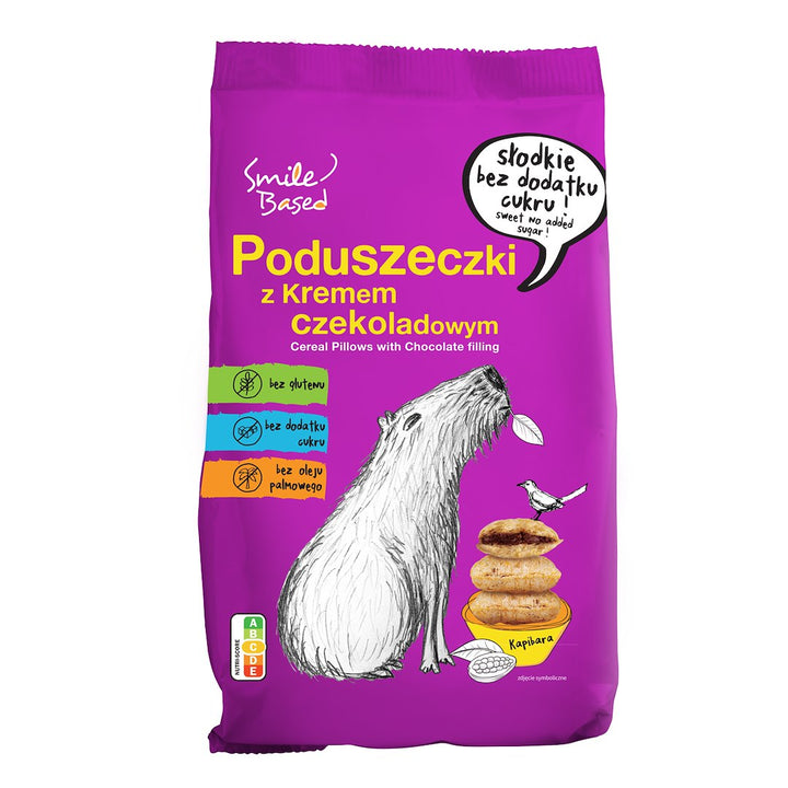 Grūdų pagalvės su SMILE BASED šokoladiniu kremu, 200g