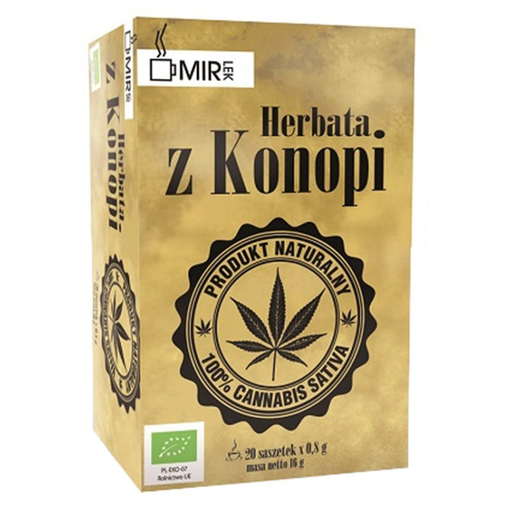 Mir-lek BIO kanapių arbata, 16g (20x0,8g)