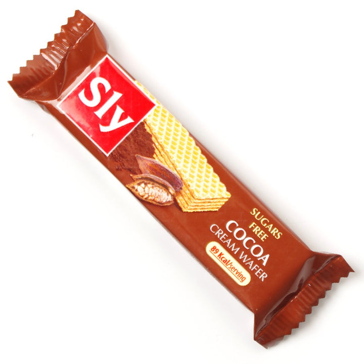 Vaflis su kakaviniu kremu be pridėtinio cukraus Sly Nutritia 20g