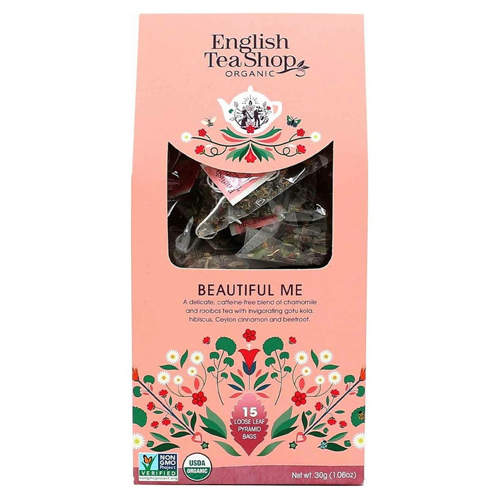 Beautiful Me BIO English Tea Shop birių lapelių arbata, 15 piramidžių