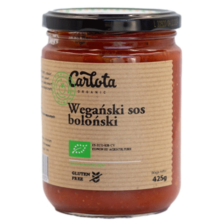 Veganiškas Bolonijos padažas Carlota Organic BIO, 425g