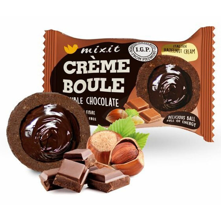 Dvigubi šokoladiniai rutuliukai "Creme Boule - Double Chocolate" Mixit, 30g